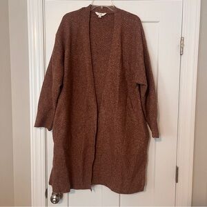 Final price TERRA & SKY Terra Cotta color cardigan